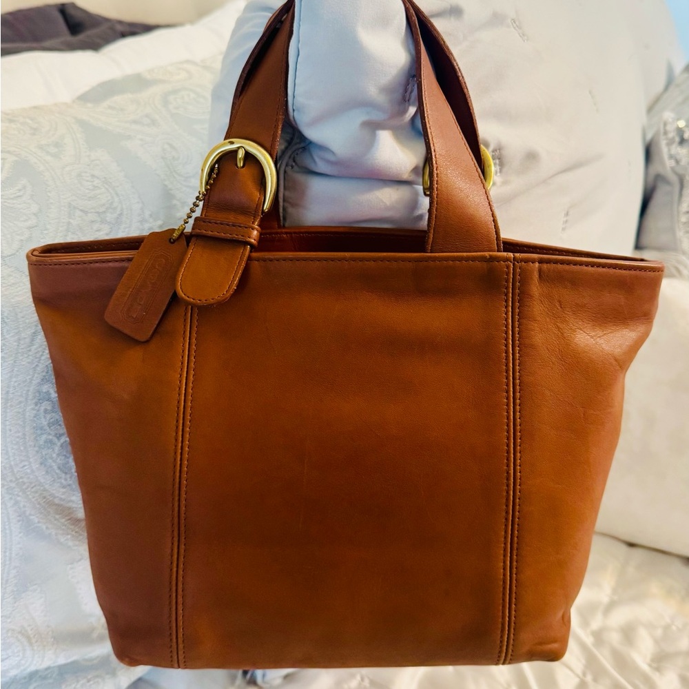 Coach Waverly British Tan Leather Tote Bag. 1996 EUC - Picture 10 of 10